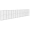 vidaXL - Schanskorfmuur - met - deksels - 900x50x200 - cm - gegalvaniseerd - staal
