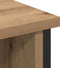 vidaXL - TV-kast - Artisan - Eiken - 100x35x45 - cm - Geengineerd - Hout - en - Staal