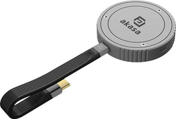 Akasa AK-ENU3M2-08 - M.2 SSD-behuizing - USB-C 3.2 Gen 2 10 Gbps - Grijs