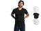 LebasQ Bamboo T-Shirt - 3-pack - V-hals & ronde hals - zwart - maat M (3-pack)