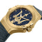 Maserati Potenza - Herenhorloge - R8851108035 - Goud - Blauw - Lederen horlogeband - 42 MM