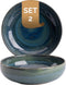 Palmer Schaal Miami 16 cm 51 cl Groen Stoneware 2 stuks