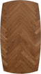 HSM Collection - Eettafel Fishbone Danish straight - 180x100x76 - Naturel/zwart - Eiken/metaal