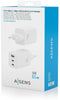 Aisens ASCH-65W3P041-W - Oplader - 65W - 1x USB type-A 2x USB type-C - Wit