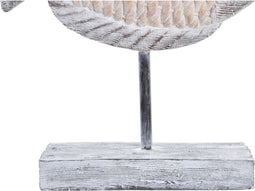 Decoratieve figuren DKD Home Decor Natuurlijk Grijs Hars Vis Mediterrane (27,4 x 9 x 32 cm)