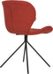 Zuiver OMG Eetkamerstoelen - Oranje - Set van 2