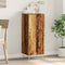 vidaXL - Dressoir - 34,5x34x90 - cm - bewerkt - hout - oud - houtkleurig