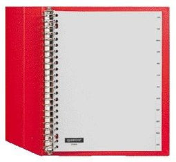 Quantore - Tabblad a4 23rings pp jan-dec grijs | 10 stuks