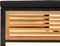 vidaXL - Tuintafel - Kruk - Massief acaciahout - Antraciet