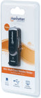 Manhattan 101981 - Mini Multi-Card Reader/Writer - 24-in-1 USB 3.0 - Zwart
