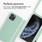 iMoshion Hoesje Geschikt voor iPhone 11 Pro Hoesje Met Koord - iMoshion Siliconen hoesje met koord - Mintgroen