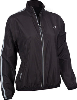 Avento Runningjack Dames - Hardloopjack - Winddicht en waterafstotend - Zwart - 42