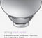 Simplehuman Semi Round Prullenbak - 45 l - RVS - Zilver