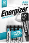 Energizer MAXPLUS AAA - Alkalinebatterijen - Langste levensduur - Zilver (4-pack)