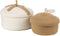 KidsDepot Bowie Mand - Naturel - Set van 2