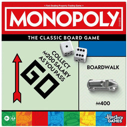 Hasbro Monopoly Classic - Bordspel - Educatief familiespel - Geschikt voor 2 tot 6 spelers vanaf 8 jaar