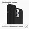 Accezz Liquid Silicone Backcover - MagSafe - Schokabsorberend - Zwart (iPhone 13 Pro Max)