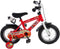 Volare Disney Cars Kinderfiets - 12 inch - Afneembare zijwieltjes - Rood