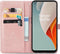 iMoshion Hoesje Geschikt voor OnePlus Nord N100 Hoesje Met Pasjeshouder - iMoshion Mandala Bookcase - Rosé Goud