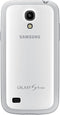Samsung Galaxy S4 mini - Protective Cover+ - Optimale bescherming glossy look - Wit