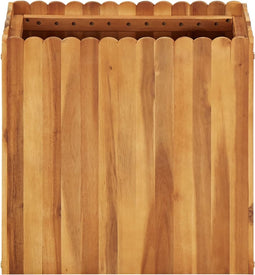 vidaXL - Plantenbak - verhoogd - 50x30x50 - cm - massief - acaciahout
