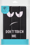 imoshion Tablet Hoes Geschikt voor Samsung Galaxy Tab A 10.1 (2016) - imoshion Design Trifold Bookcase - Zwart / Meerkleurig /Don't touch