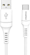 imoshion Kabel - USB C naar USB A Kabel - 0,5 meter - USB-C Oplader Kabel - Geschikt voor o.a. Apple iPhone 15/16 en Samsung - Wit