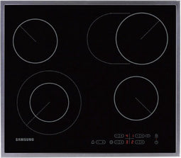 Samsung NZ64F5RD9AB/EF - Inbouw keramische kookplaat - 4 kookzones - Smart Touch Control - Zwart