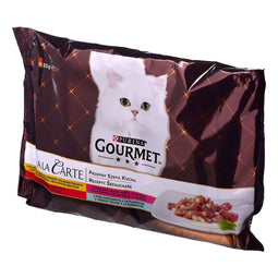 Natvoer Purina GOURMET A la Carte Kip Kalfsvlees 4 x 85 g