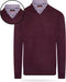 Pierre Cardin - Heren Sweaters Mock Pullover - Rood - Maat S