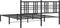 vidaXL - Bedframe - met - hoofdbord - metaal - zwart - 160x200 - cm
