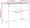 vidaXL Tuintafel 121x82,5x110 cm massief grenenhout wit