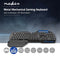 Nedis GKBD400BK - Mechanisch Gaming Toetsenbord - RGB Verlichting - Zwart
