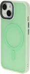 Mobiparts iPhone 14 - Hardcover - Magsafe Compatible - Satin Light Green (Ltd Edition) - Groen