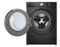 LG EZDispense FWY937BCTA1 was-droogcombinatie met wifi, 13 kg - platina zwart