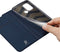 Dux Ducis - Pro Serie Slim wallet hoes - Geschikt voor Oppo A53 / Geschikt voor Oppo A73 - Blauw