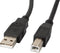 Lanberg - Lanberg printerkabel USB A male naar USB B male 1,8 m zwart CA-USBA-10CC-0018-BK