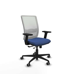 Haches Traslack Piqueras y Crespo 2D036G0 - Bureaustoel - Verstelbare hoogte met armleuning - Marineblauw