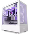 NZXT H5 Flow (2022) - Tower Behuizing - 2x 140mm en 2x 120mm ventilatoren - Wit