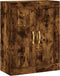 vidaXL - Wandkast - 69,5x34x90 - cm - bewerkt - hout - gerookt - eikenkleurig