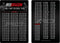 Peter Wright - Accessory Pack - 4 sets flights 4 sets nylon shafts aluminium shafts (1 pack)