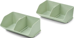 Liewood Rosemary stapelbare opbergbak - Medium - 2 stuks - Dusty mint