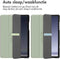 iMoshion Tablet Hoes Geschikt voor Samsung Galaxy Tab A9 Plus - iMoshion Design Trifold Bookcase - Meerkleurig /Floral Green