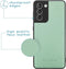 iMoshion Hoesje Geschikt voor Samsung Galaxy S21 Hoesje Met Pasjeshouder - iMoshion Luxe Portemonnee - Groen
