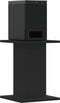 vidaXL - Speakerstandaards - 2 - st - 30x30x40 - cm - bewerkt - hout - zwart