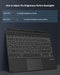 Bluetooth toetsenbord compatibel met Microsoft Surface Go 4 (2023)/Go 3 (2021)/Go 2 2020/Go 2018, sl