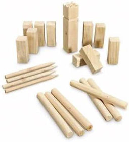 Kubb houten kegelspel - XXL - Buitenspel - 2 tot 6 spelers