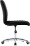 vidaXL - Eetkamerstoelen - 2 - st - stof - zwart