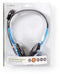 Nedis CHST100BU - Stereo headset - Verstelbare hoofdband en comfortabele oorkussentjes - Blauw