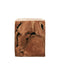 Kubus bijzettafel - 25x25 cm - teak - natural wax